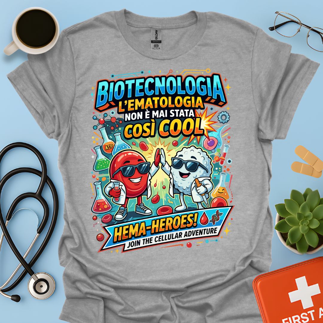 Maglietta Biotecnologia Ematologia