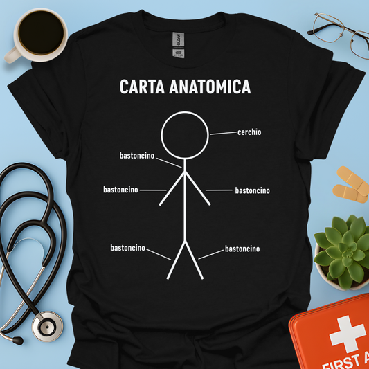Carta Anatomica Maglietta