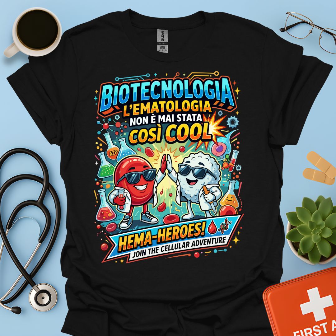 Maglietta Biotecnologia Ematologia