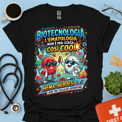 Maglietta Biotecnologia Ematologia
