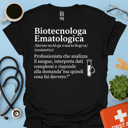 Maglietta Biotecnologa Ematologica