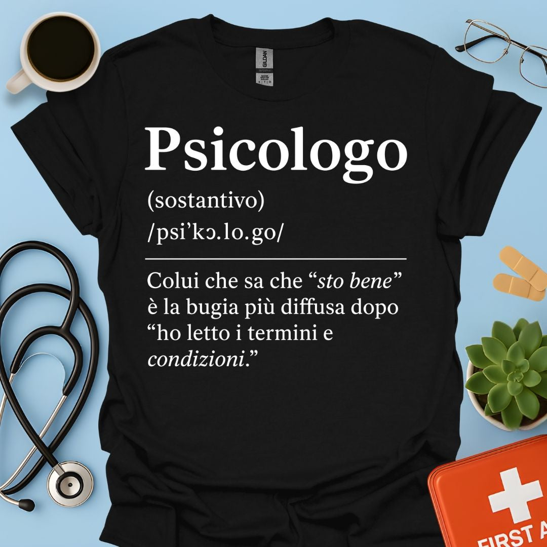 Definizione Psicologo Maglietta