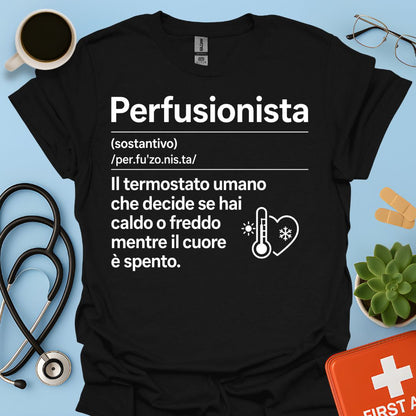Maglietta Definizione Perfusionista