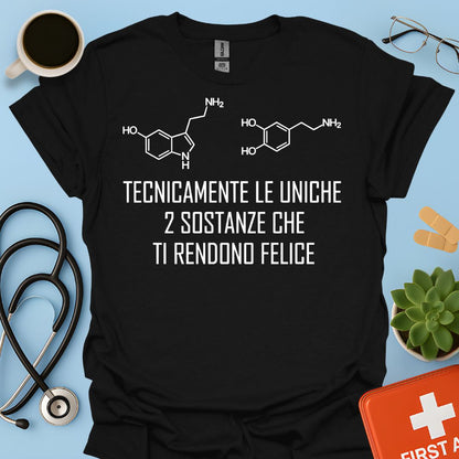 Maglietta Serotonina e Dopamina