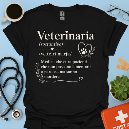 Maglietta Veterinaria: Definizione Divertente