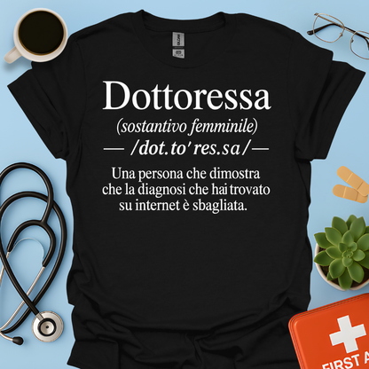 Definizione di Medico Dottoressa Maglietta