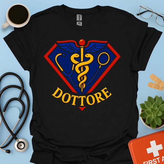 Regalo Divertente Super Dottore Medico Maglietta