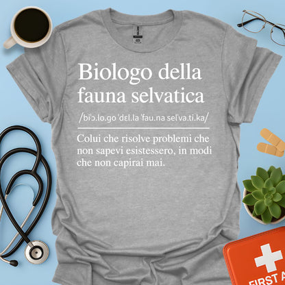 Maglietta Biologo Della Fauna Selvatica