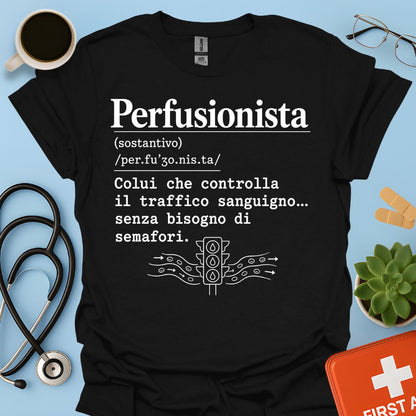 Maglietta Divertente Perfusionista Definizione