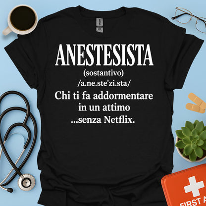 Maglietta Definizione di Anestesista