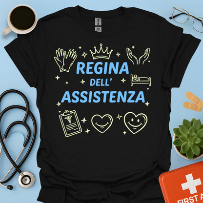 Regina dell'Assistenza - Maglietta per OSS, OSA e Infermiere di Cure Primarie