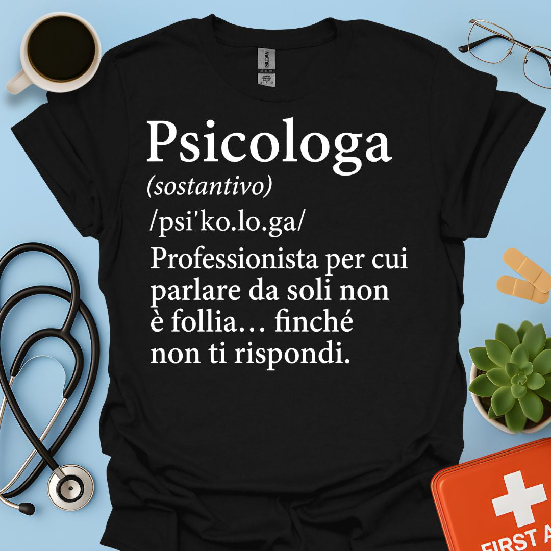 Maglietta Definizione Psicologa