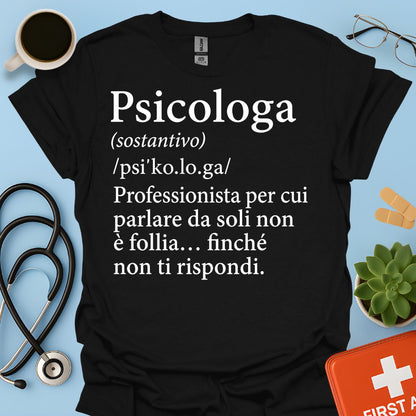 Maglietta Definizione Psicologa