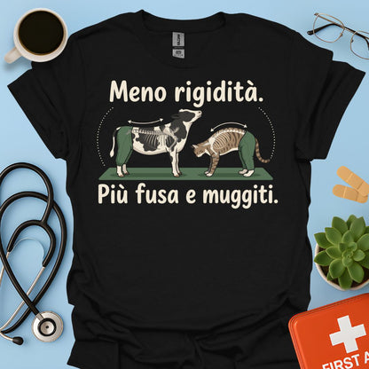 Maglietta Fisioterapista Divertente – L'esercizio Gatto-Mucca