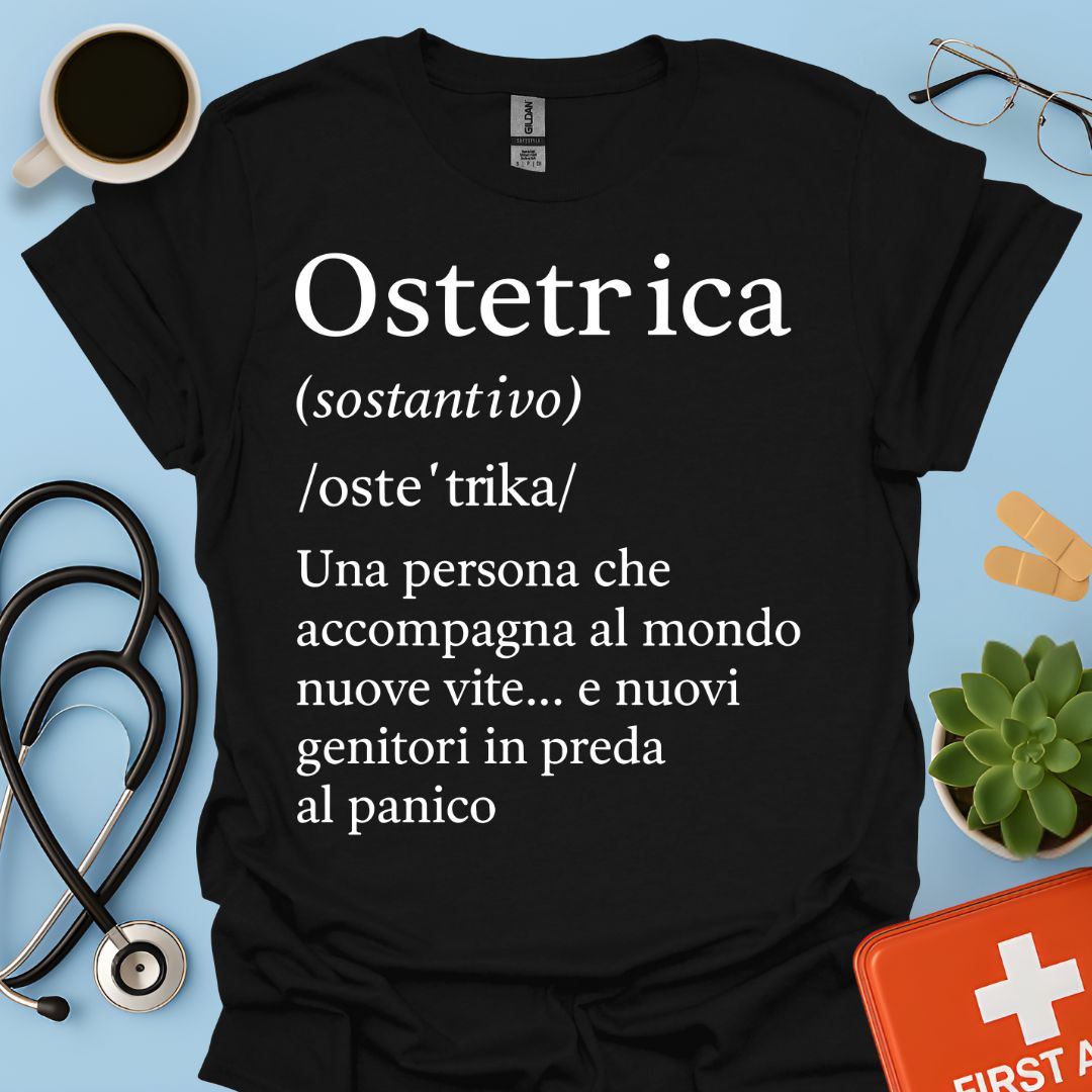 Definizione Ostetrica Maglietta
