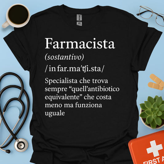 Definizione Farmacista Maglietta