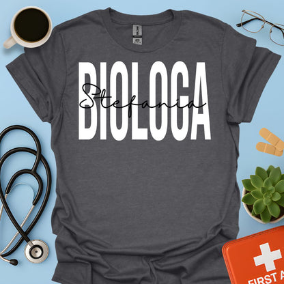 Maglietta Biologa Donna Personalizzata