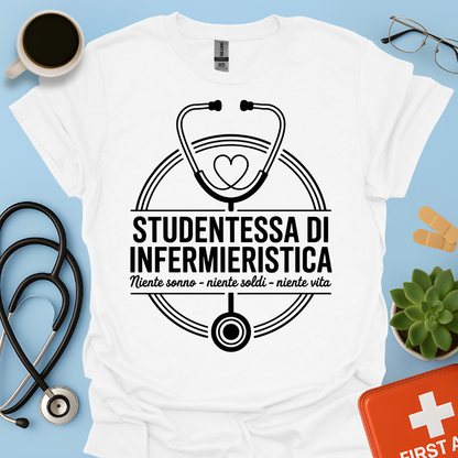 Studentessa di Infermieristica — Infermiera Maglietta