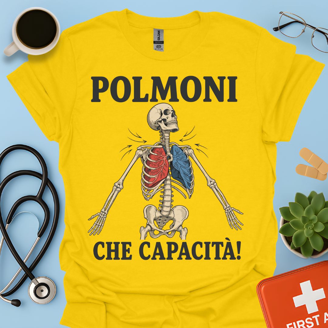 Maglietta Pneumologo – Polmoni Che Capacità!