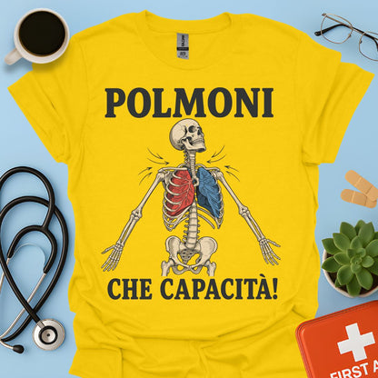 Maglietta Pneumologo – Polmoni Che Capacità!