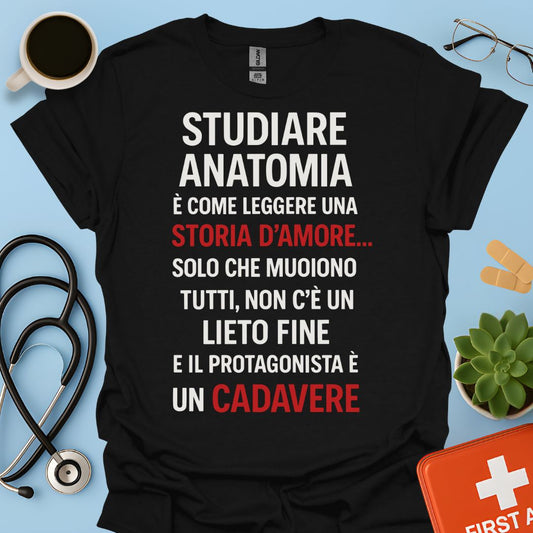 Studente Professore di Anatomia Divertente Maglietta