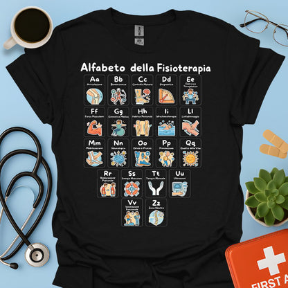 Maglietta Alfabeto Fisioterapia