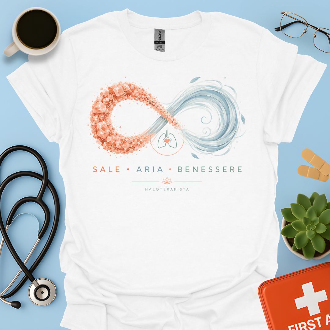 Maglietta Haloterapista | Sale • Aria • Benessere