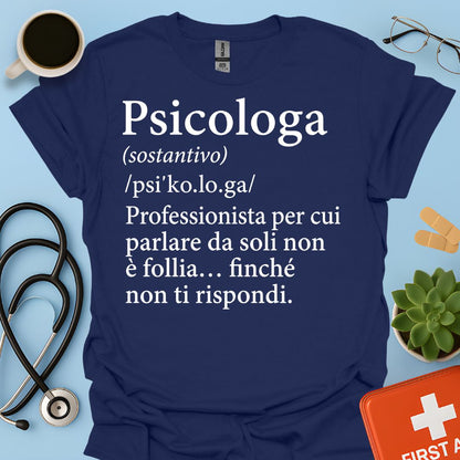 Maglietta Definizione Psicologa