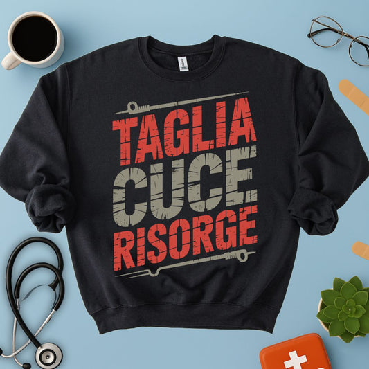 Felpa Divertente Medico Chirurgo