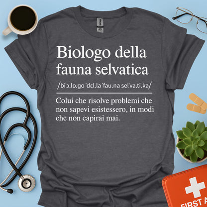 Maglietta Biologo Della Fauna Selvatica