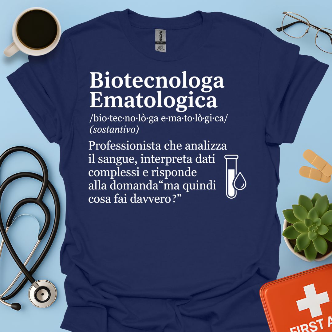 Maglietta Biotecnologa Ematologica