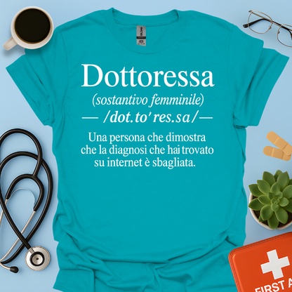 Definizione di Medico Dottoressa Maglietta