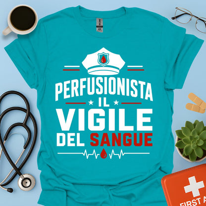 Regalo Perfusionista – Maglietta "Il Vigile del Sangue"