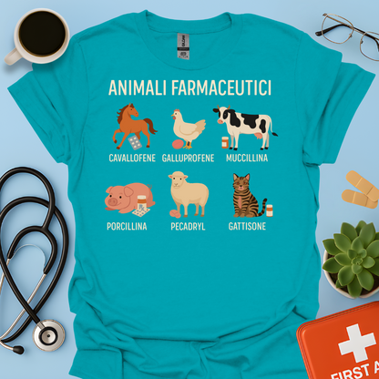 Animali Farmaceutici - Farmacista / Veterinaria Maglietta