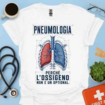 Maglietta Pneumologia – Perché l'Ossigeno Non È un Optional