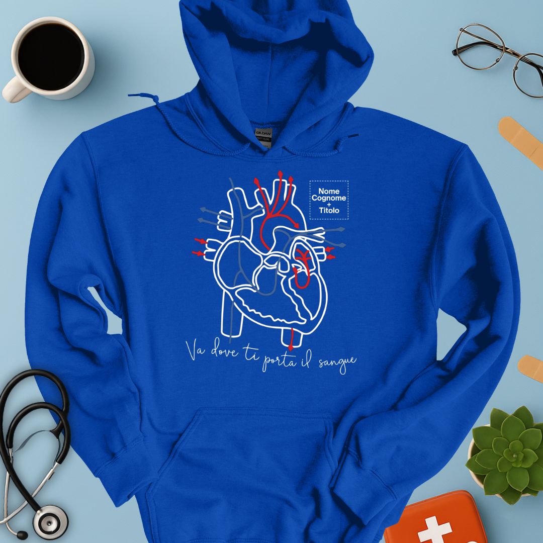 Felpa Cappuccio Personalizzata – Medico / Chirurgo