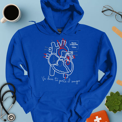 Felpa Cappuccio Personalizzata – Medico / Chirurgo