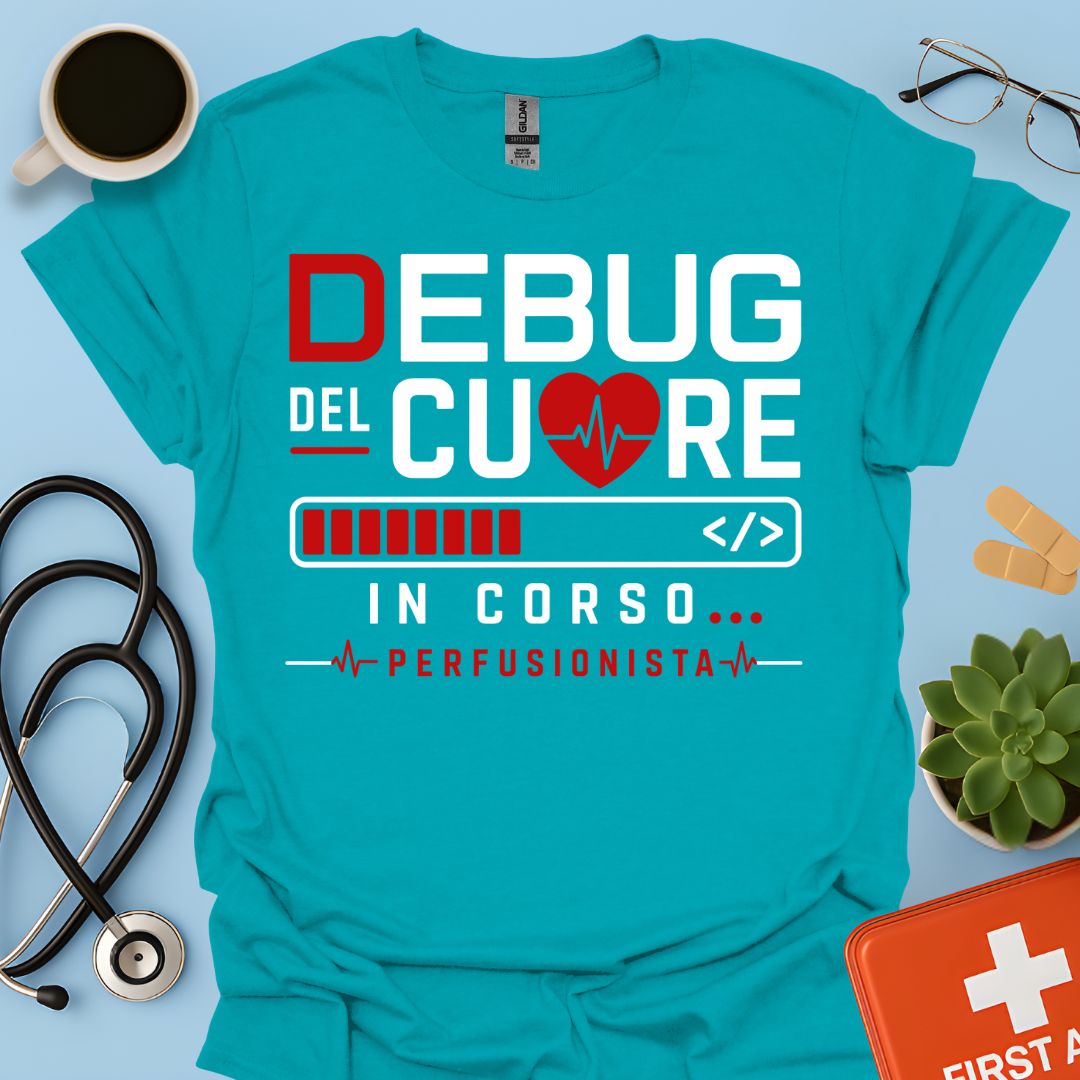 Perfusionista Maglietta "Debug Del Cuore In Corso"