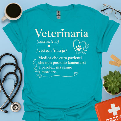 Maglietta Veterinaria: Definizione Divertente