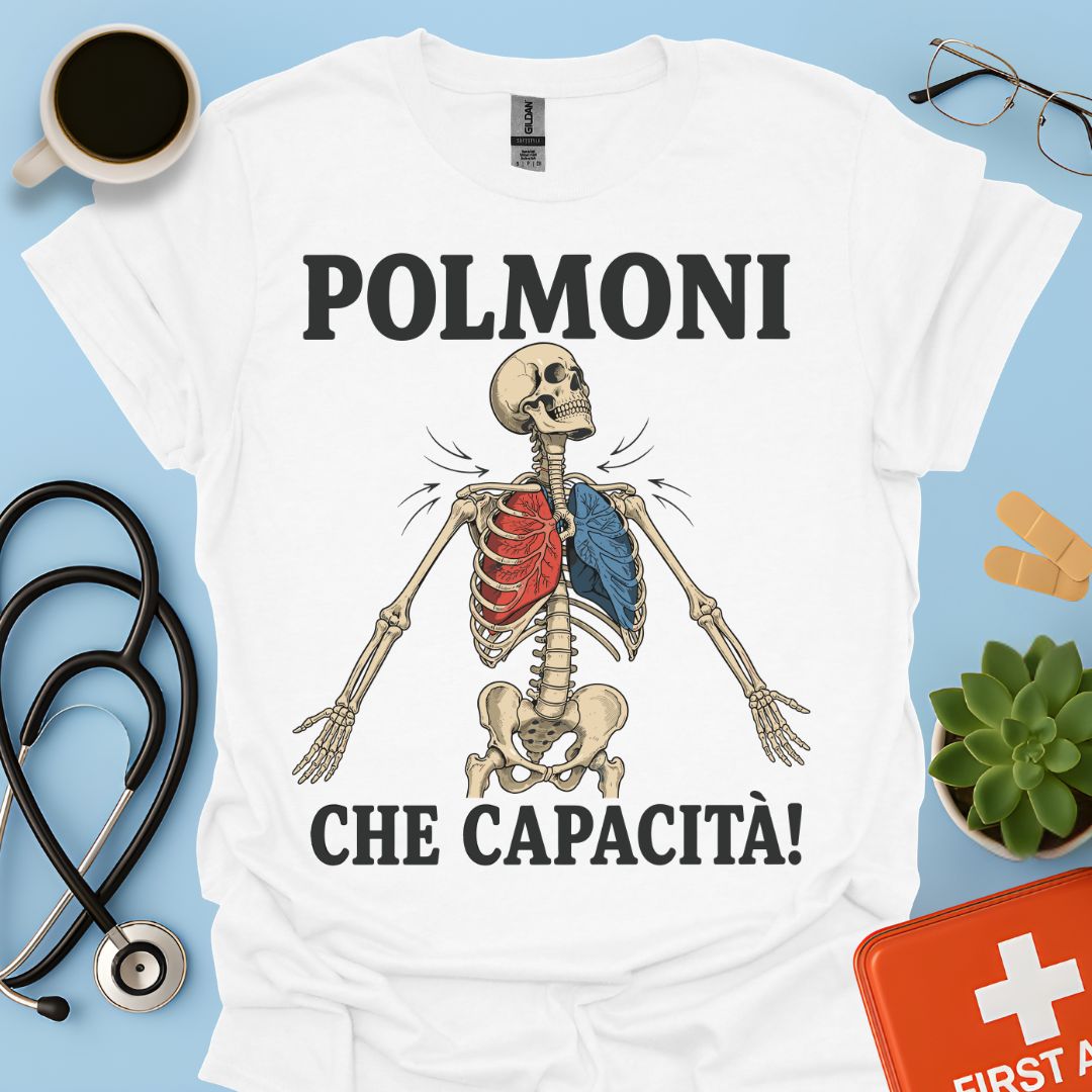 Maglietta Pneumologo – Polmoni Che Capacità!