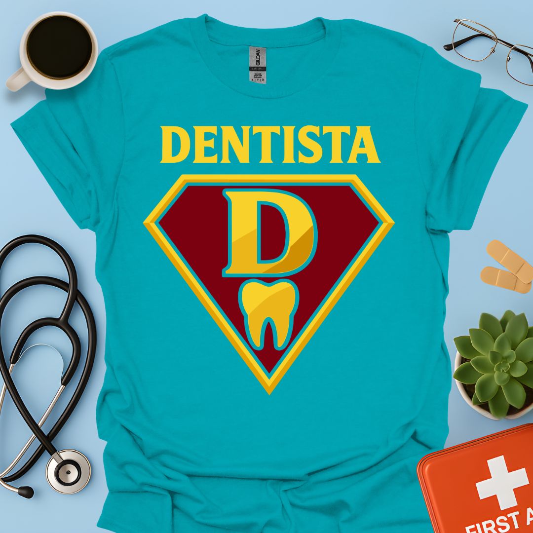 Dentista Supereroe – T-shirt Divertente Regalo Odontoiatra