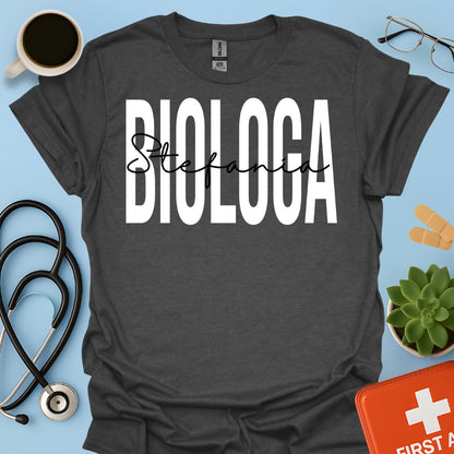 Maglietta Biologa Donna Personalizzata