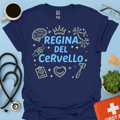 Regina del Cervello - Maglietta per Neurologa