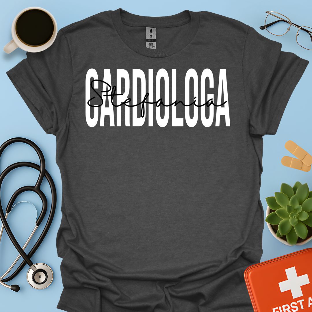 Cardiologia Maglietta Cardiologa Personalizzata