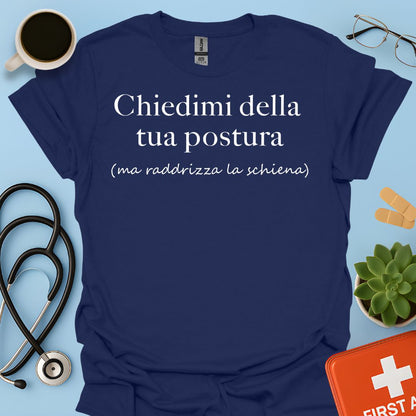 Maglietta Divertente Postura