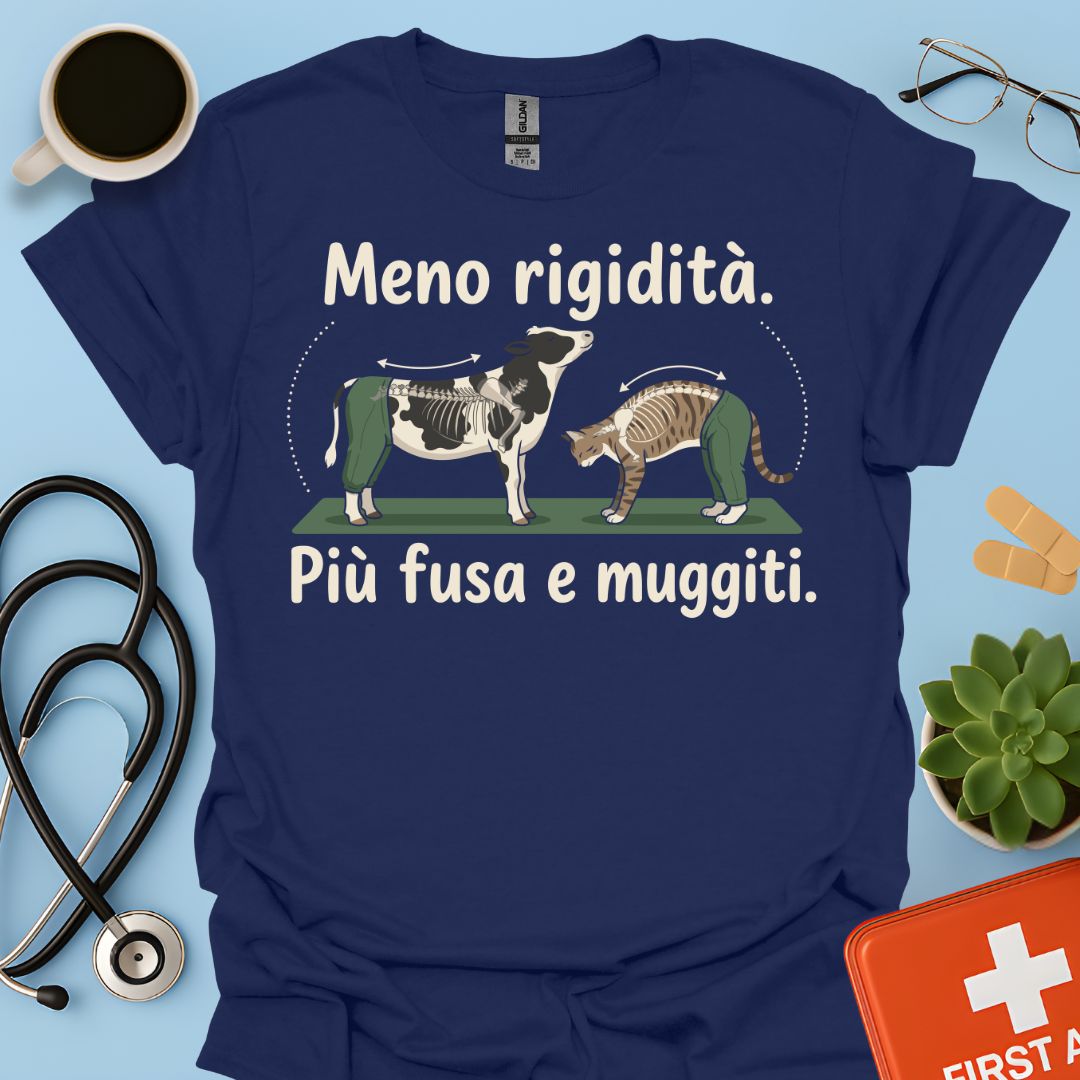 Maglietta Fisioterapista Divertente – L'esercizio Gatto-Mucca