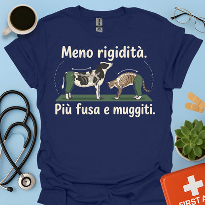 Maglietta Fisioterapista Divertente – L'esercizio Gatto-Mucca