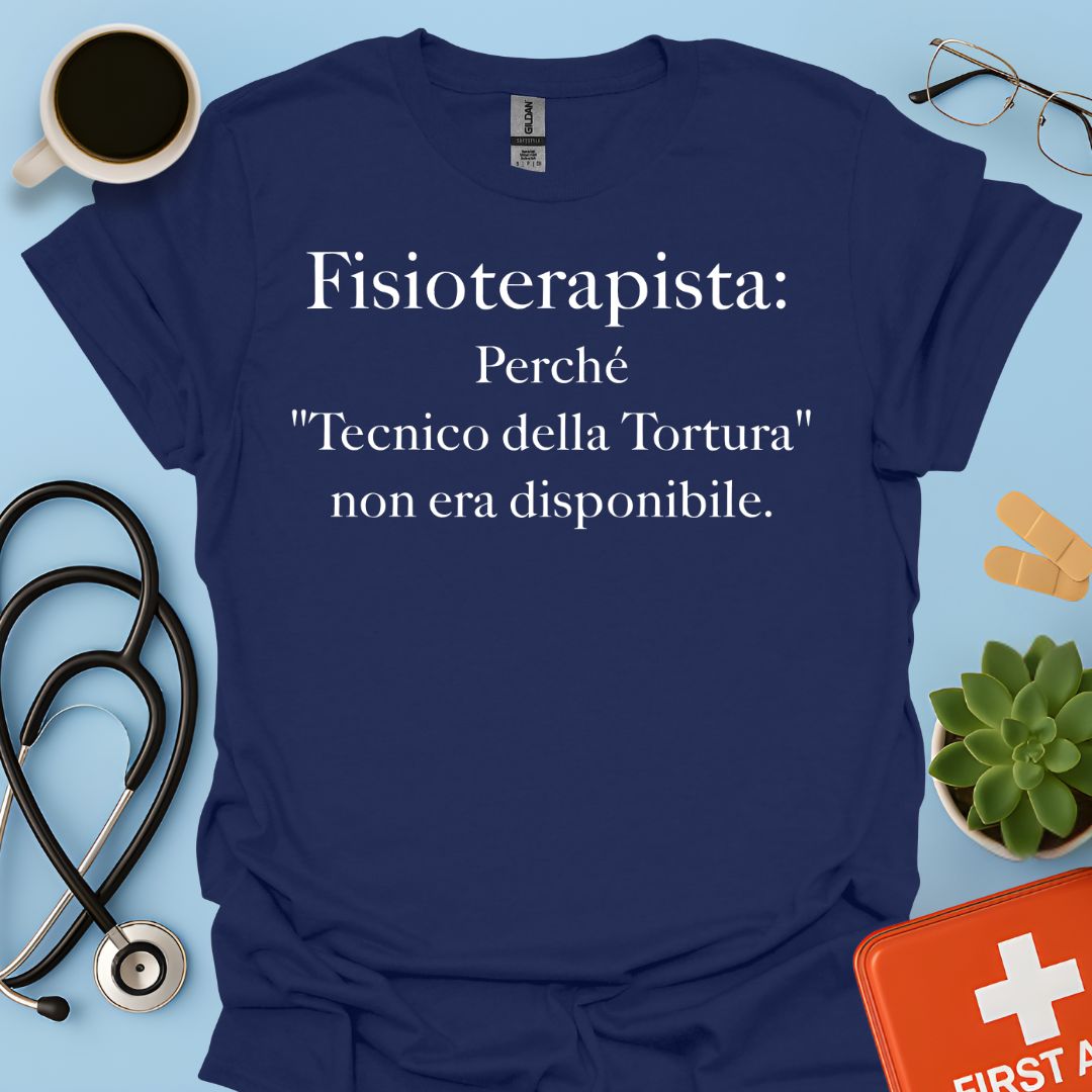 Maglietta Divertente Fisioterapista