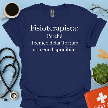 Maglietta Divertente Fisioterapista