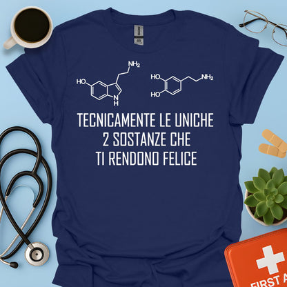 Maglietta Serotonina e Dopamina